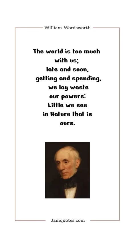 25 Famous Quotes by William Wordsworth - JamQuotes