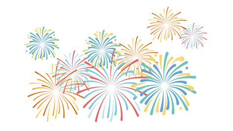 New Year Fireworks Festival Clip Art, New Year, Fireworks, Clipart PNG ...