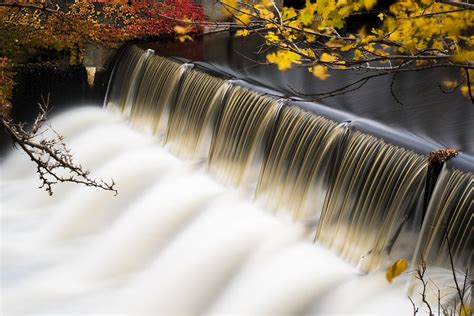 Newton Upper Falls Autumn Waterfall Photograph by Toby McGuire - Fine ...