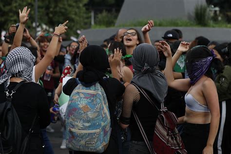 Women in Mexico City protest against alleged police rapes