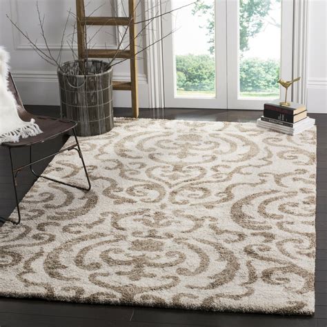 Charlton Home® Hall Geometric Brown/Beige Area Rug & Reviews | Wayfair