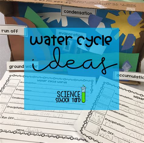 Water Cycle Ideas and Diorama Freebie - The Science School Yard