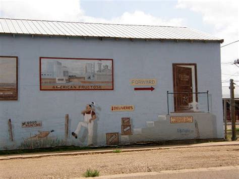 Dimmitt Texas Painted History Wall Murals.