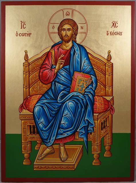 Christ Enthroned Orthodox Icon - BlessedMart