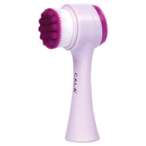 DUAL-ACTION FACIAL CLEANSING BRUSH (PURPLE) - CALA PRODUCTS