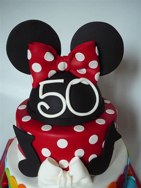 Rainbow Minnie Mouse - CakeCentral.com