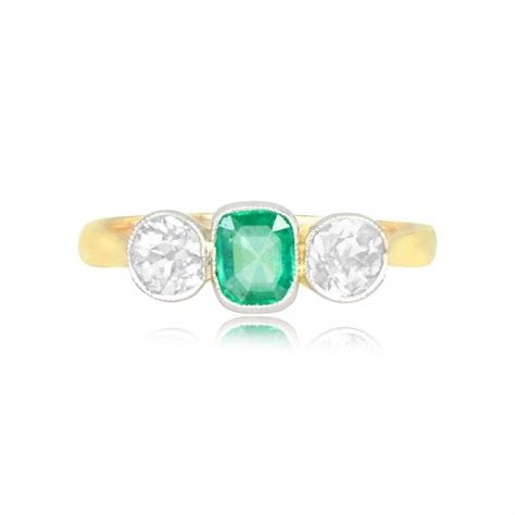 May Birthstone: The Emerald. Estate Diamond Jewelry