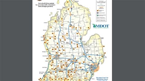 Detailed Road Map Of Michigan