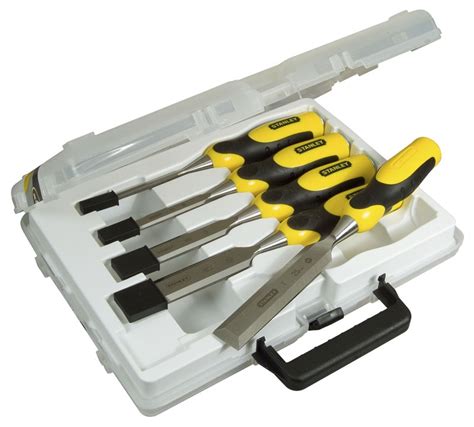 STANLEY | PRODUCTS | HAND TOOLS | Chisels | Chisel sets | Stanley Dynagrip Chisel Set - 5 Piece