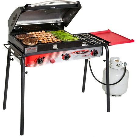 Camp Chef Big Gas Grill, 3 Burner Stove, Professional BBQ Grill Box ...