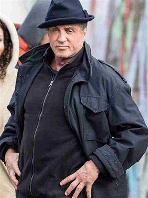 Creed Sylvester Stallone Black Jacket - The Movie Fashion