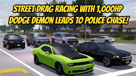 Greenville, Wisc Roblox l 1,000HP Dodge Challenger POLICE CHASE Update ...