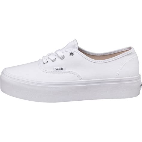 Buy Vans Womens Authentic Platform True White