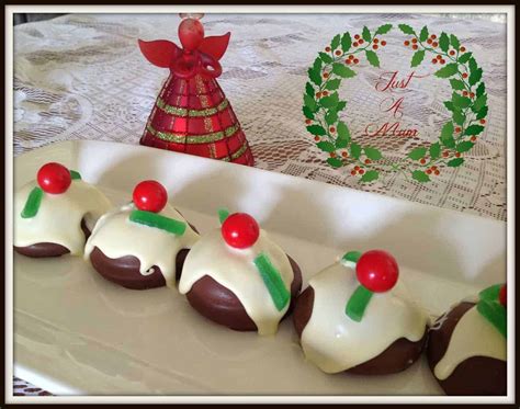 Chocolate Marshmallow Christmas Puddings – Just a Mum