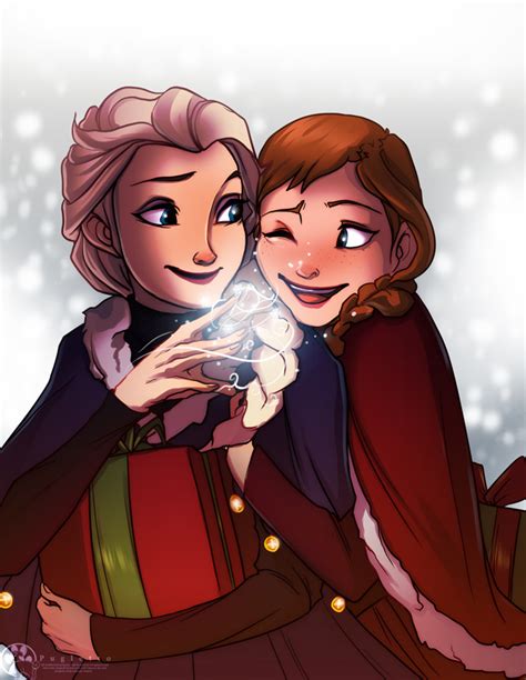 Elsa and Anna - Frozen Fan Art (37942566) - Fanpop