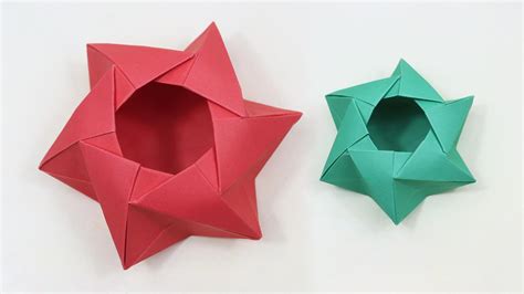 Easy Origami Star Box with Paper : r/crafts