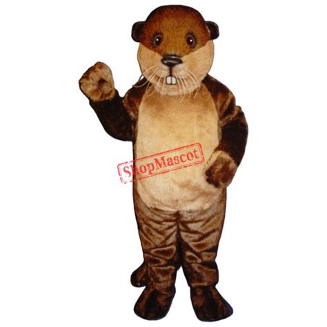 Benny Beaver Mascot Costume