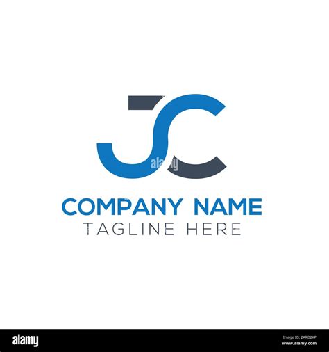 letter JC Logo Design Vector Template. Initial Linked Letter Design JC ...