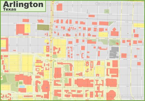 Arlington Texas Map | Printable Maps