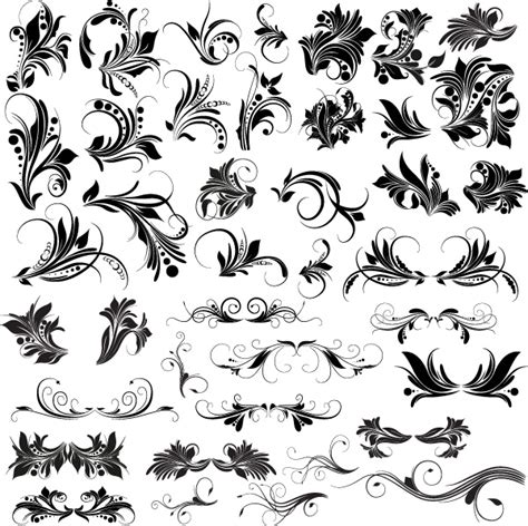 Floral Vectors, Brushes, PNG, Shapes & Pictures - Free Downloads and Add-ons for Photoshop