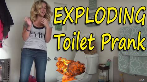 EXPLODING TOILET PRANK - YouTube