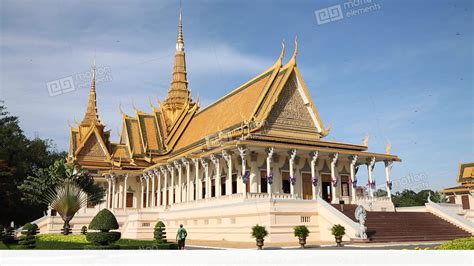 Royal Palace, Phnom Penh, Cambodia Stock video footage | 11532032