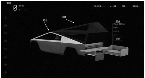 Tesla Cybertruck UI patent hints at new accessories, features, and even up to 610 miles of range ...
