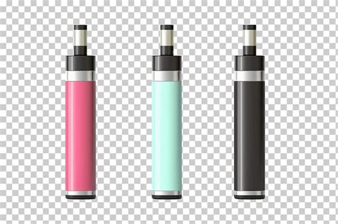 Premium PSD | Collection set of reusable colorful vape pens isolated on ...