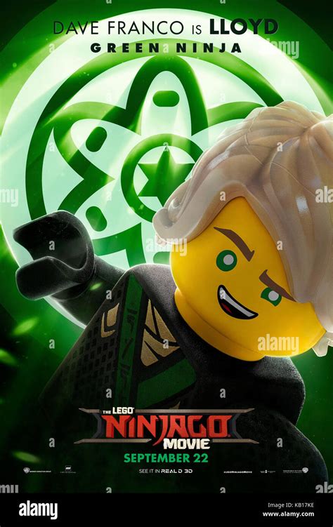 THE LEGO NINJAGO MOVIE, US character poster, Lloyd (voice: Dave Franco ...