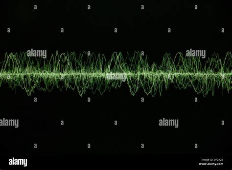 Oscilloscope screen Stock Photo - Alamy