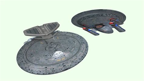 Nebula Class Starship (Re-textured) | 3D Warehouse