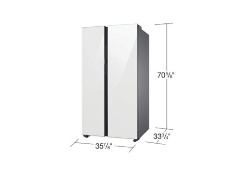 Samsung - RS28CB760012 - Bespoke Side-by-Side 28 cu. ft. Refrigerator ...