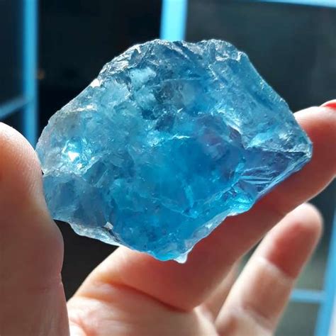 Natural Blue Fluorite Crystal