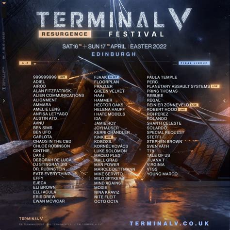 Terminal V 2022 Lineup Announced in Full | Selector