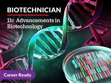 Biotechnician 1b: Advancements in Biotechnology - eDynamic Learning