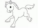 Cute Baby Horse Coloring Pages & Book For Kids sketch template
