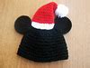 Ravelry: Mickey Mouse Christmas Hat pattern by Pattern Studio