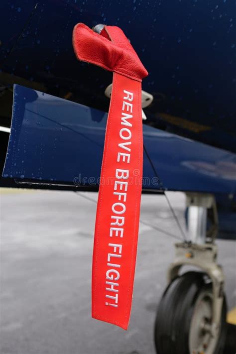 Remove before flight flag stock photo. Image of safety - 63537868