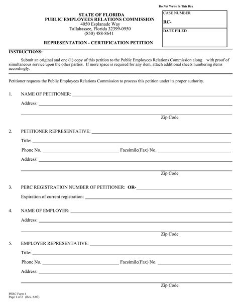 Perc Form 4 ≡ Fill Out Printable PDF Forms Online