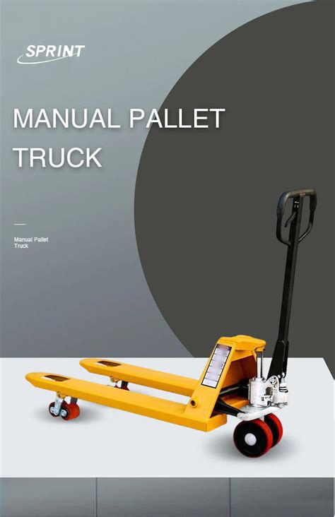 Trolley Manual Pallet Truck – Sprint Machinery