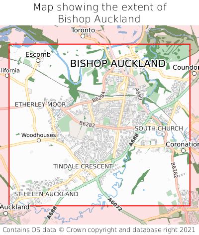 Where is Bishop Auckland? Bishop Auckland on a map