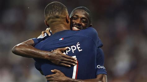 PSG: Dembélé defends Mbappé