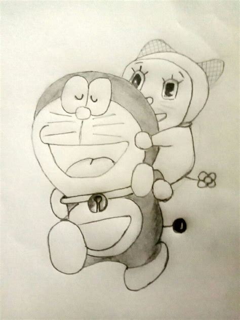 Doraemon pencil sketch.. | Pencil sketch images, Cartoon drawings, Book ...