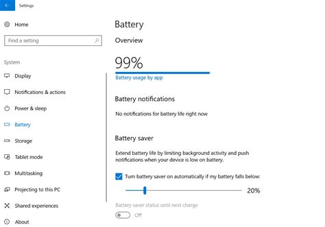 Allow Apps to Send Notifications in Battery Saver Mode - Technoresult