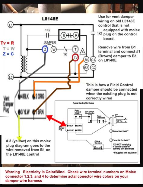 boiler vent damper wiring diagram - ChereenAiganym