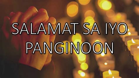 Salamat Sa Iyo Panginoon Acordes - Chordify