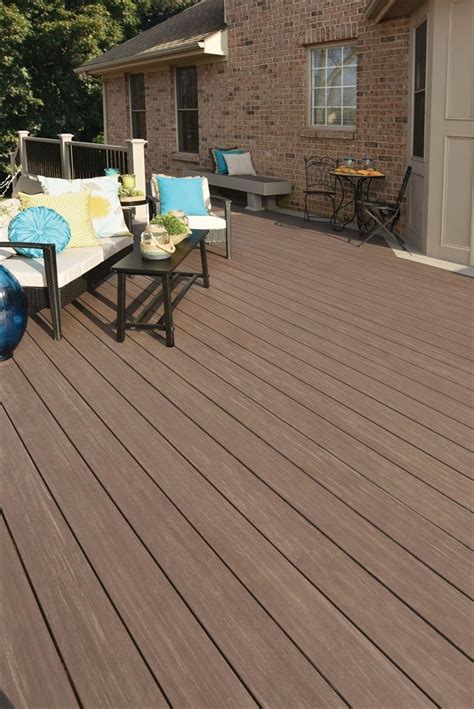 Shop AZEK 1 x 6 Dark Hickory Composite Decking at Lowe's Canada. Find our selection of composite ...