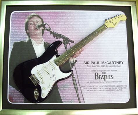 Kids for Cambodia Charitable Trust: Charity Auction Item - Sir Paul McCartney signed Fender Guitar!