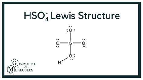 Bisulfate Lewis Structure