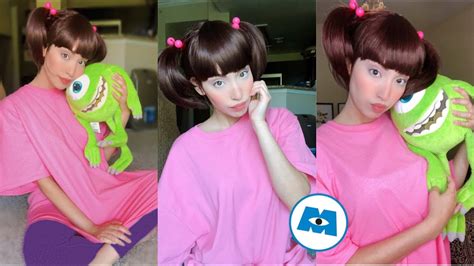 *EASY* Boo Monsters INC Cosplay:Costume Makeup | Beginners - YouTube